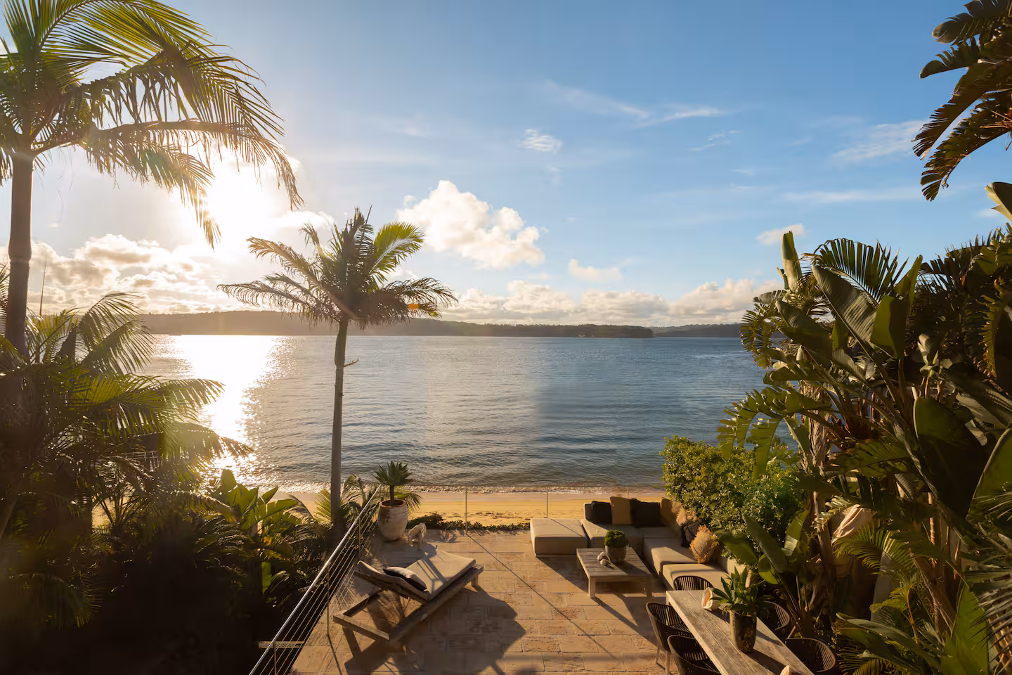 Vaulted skylight architecture showcasing the villa's design language